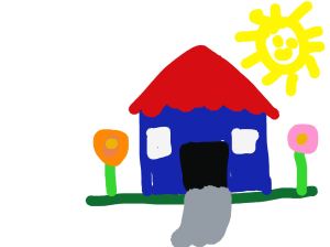 house and sun