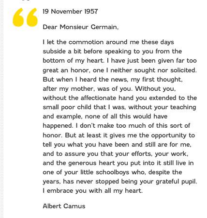 letter from Camus