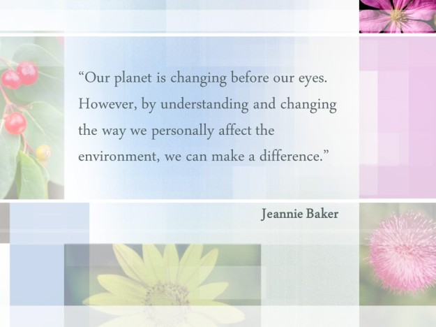 Jeannie Baker - planet changing