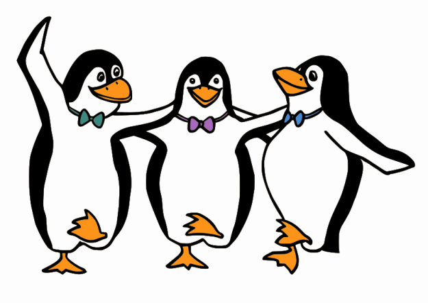 Moini, Dancing Penguins https://openclipart.org/detail/124759/dancing-penguins