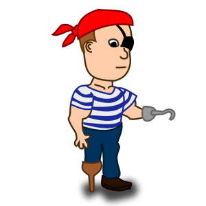 nicubunu, Comic Characters: Pirate https://openclipart.org/detail/21919/comic-characters-pirate