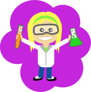 Scout, Science Girl https://openclipart.org/detail/192588/science-girl