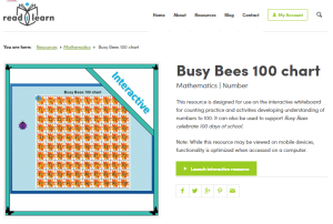 Busy Bees 100 chart