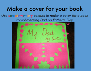 how to make a book cover - cover