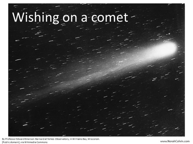 flash fiction story about a comet and a marriage proposal