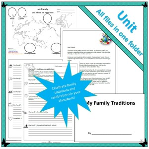 family traditions and celebrations a unit of work for the first three years of school