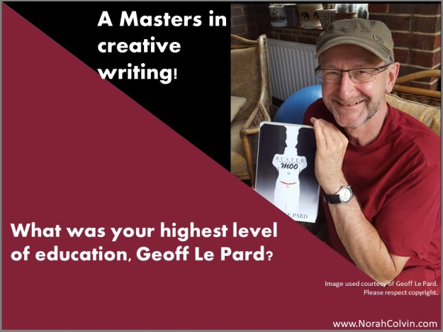 Geoff Le Pard's highest level of education