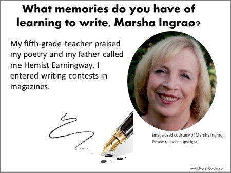 Marsha Ingrao on writing