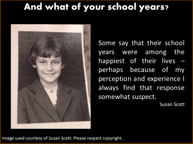 School days, reminiscences of Susan Scott