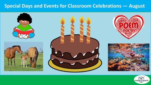special days and events for classroom celebrations